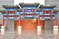 Chinese Memorial arch building