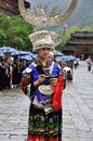 The chinese miao lady