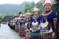 The chinese miao old women