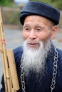 A Chinese miaos old man Royalty Free Stock Photo