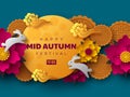 Chinese Mid Autumn festival design.