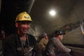 Chinese mine workers Royalty Free Stock Photo