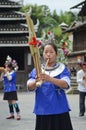 Chinese minority woman