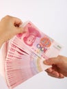 Chinese money Royalty Free Stock Photo