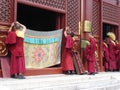 Chinese monks 2 Royalty Free Stock Photo