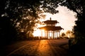 Chinese Monument by the Road