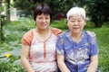 Chinese mother-daughter Royalty Free Stock Photo