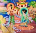 Chinese mural Royalty Free Stock Photo