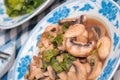 Chinese mushroom dish Royalty Free Stock Photo