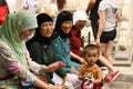 Chinese Muslim family in Forbidden city