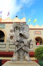 Chinese mythology statues in Chinese temple