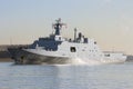 Chinese Navy amphibious transport ship Royalty Free Stock Photo