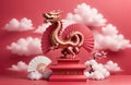 chinese new year art product demontration Royalty Free Stock Photo