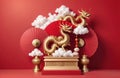 chinese new year art product demontration Royalty Free Stock Photo