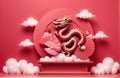 chinese new year art product demontration Royalty Free Stock Photo