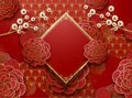 Chinese new year background Royalty Free Stock Photo