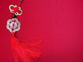 Chinese New Year background and copy space. Royalty Free Stock Photo