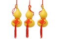 Chinese New Year Bottle Gourd Ornaments Royalty Free Stock Photo