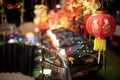 Chinese New Year Buffet Setting Royalty Free Stock Photo