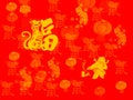 Chinese new year card Royalty Free Stock Photo