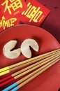 Chinese New Year celebration party table Royalty Free Stock Photo