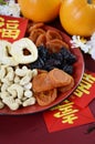 Chinese New Year celebration party tray of togetherness Royalty Free Stock Photo