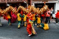 Chinese New Year celebration on the streets of Koh Phangan, Thailand