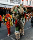 Chinese New Year celebration on the streets of Koh Phangan, Thailand