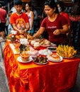 Chinese New Year celebration on the streets of Koh Phangan, Thailand