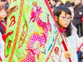 Chinese new year celebrations parade at Paris