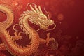 Chinese New Year 2024 concept with Dragon Royalty Free Stock Photo