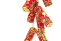 Chinese New Year Decoration,Fire Crackers Royalty Free Stock Photo