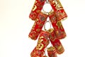 Chinese New Year Decoration, Fire Crackers Royalty Free Stock Photo