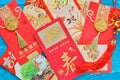 Chinese New Year Decorations red envelope and Traditional chine
