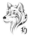 Chinese New Year 2018 Dog horoscope symbol Royalty Free Stock Photo