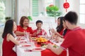 Chinese New Year family celebration Royalty Free Stock Photo