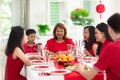 Chinese New Year family celebration Royalty Free Stock Photo