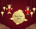 chinese new year festival background 2021