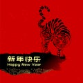 Chinese new year greeting card Royalty Free Stock Photo