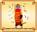 Chinese New Year Greetings Card Royalty Free Stock Photo
