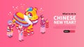 Chinese New Year Horizontal Banner