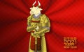 2021 Chinese new year and King of ox