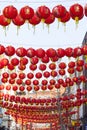 Chinese New Year lantern decoration of the street Royalty Free Stock Photo