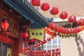 Chinese New Year lantern decoration of the street