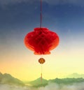 Chinese new year lantern Royalty Free Stock Photo