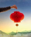 Chinese new year lantern Royalty Free Stock Photo