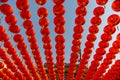 Chinese new year lanterns in china town Royalty Free Stock Photo