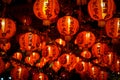 Chinese new year lanterns in china town Royalty Free Stock Photo