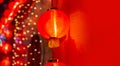 Chinese new year lanterns in chinatown Royalty Free Stock Photo
