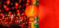 Chinese new year lanterns in chinatown Royalty Free Stock Photo